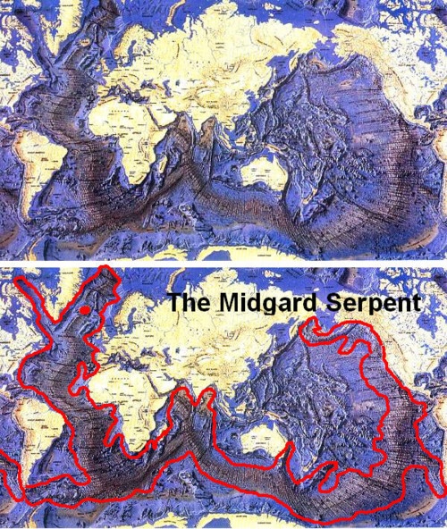 Jörmungandr, The Midgard Serpent.