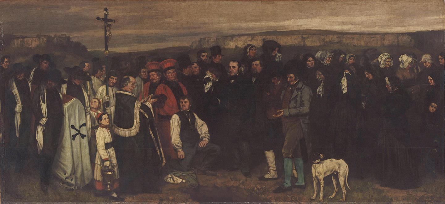 A painting of a group of people<br /><br />Description automatically generated