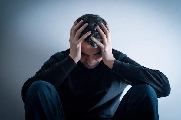 ‫Male depression problem concept. Sad man portrait. (סופק על ידי Getty Images)