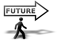 Walking to the future | Public domain vectors