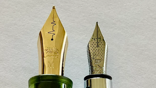 Jinhao Dadao 9019 と Faber-Castell Ambition ペン先の比較