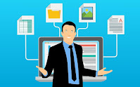 HD wallpaper: Business man illustration with business metrics ...