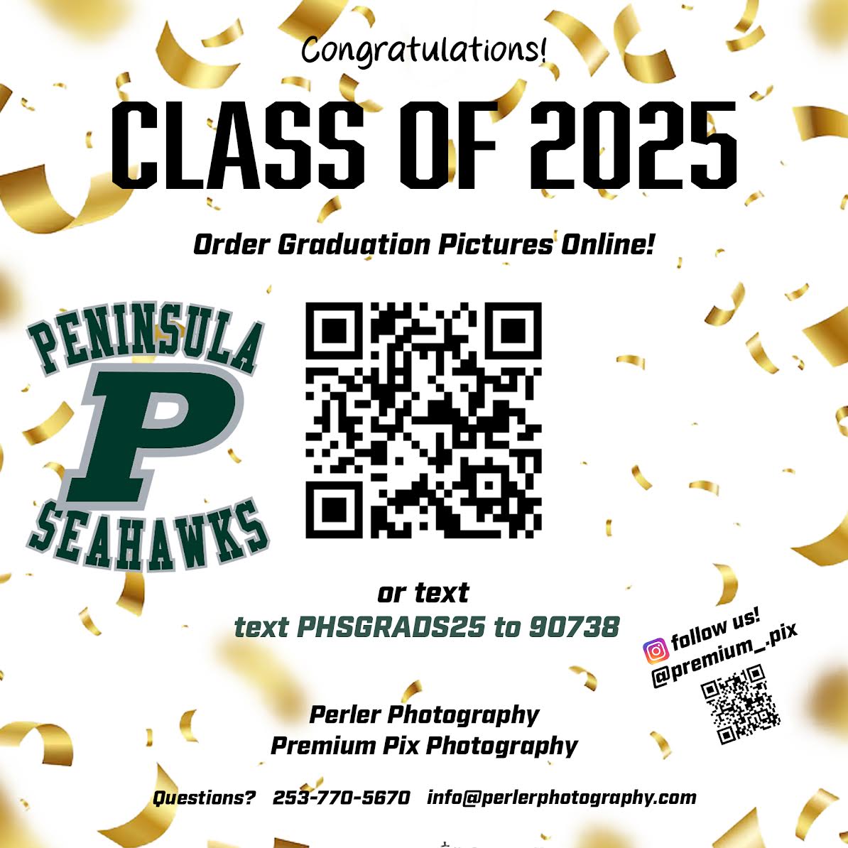 Scan QR code for Pictures from Graduation