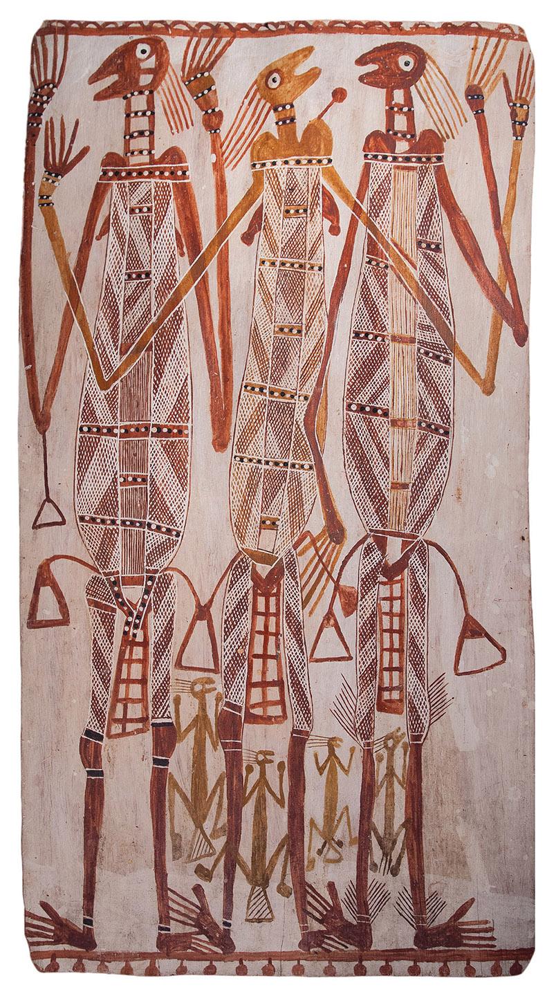A close-up of a painting

Description automatically generated