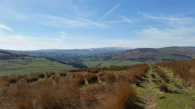 HD wallpaper: view from kip law over alston moor, north pennines ...